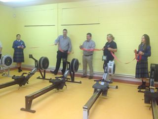 caritas College rowing machines