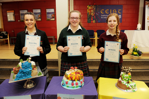 Winning seniors from the Bake Off final. 