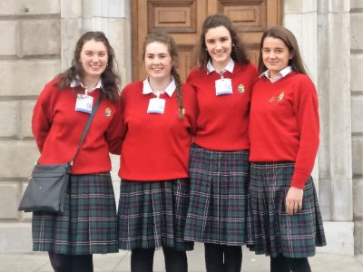 Secret Heart Clonakility visit Leinster House