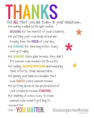 Thank you Teacher