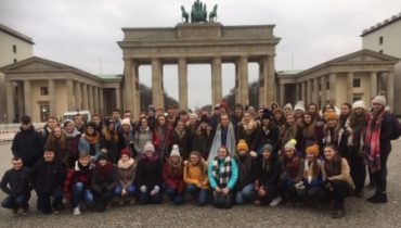 Pictured at the famed Brandenburg Gate in Berlin are Senior History & German students from Our Lady’s Castleblayney, who accompanied by 5 of their teachers enjoyed an action packed tour to the historical city of Berlin where their Leaving Cert History course was brought to life and their German oral skills were put to the test!