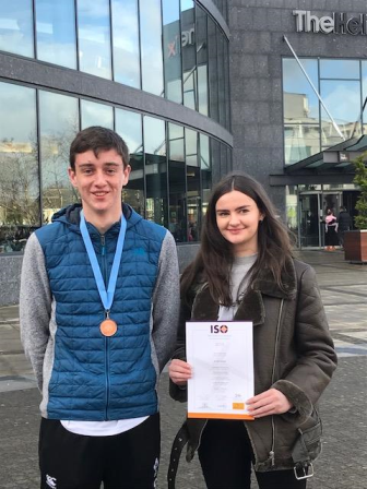 stranorlar college st olympiad chemistry david march ceist columba sinead traynor bonner