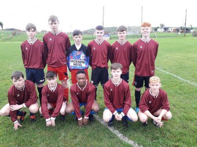 stranorlar college st u15 soccer boys team october ceist columba vocational defeated abbey also school